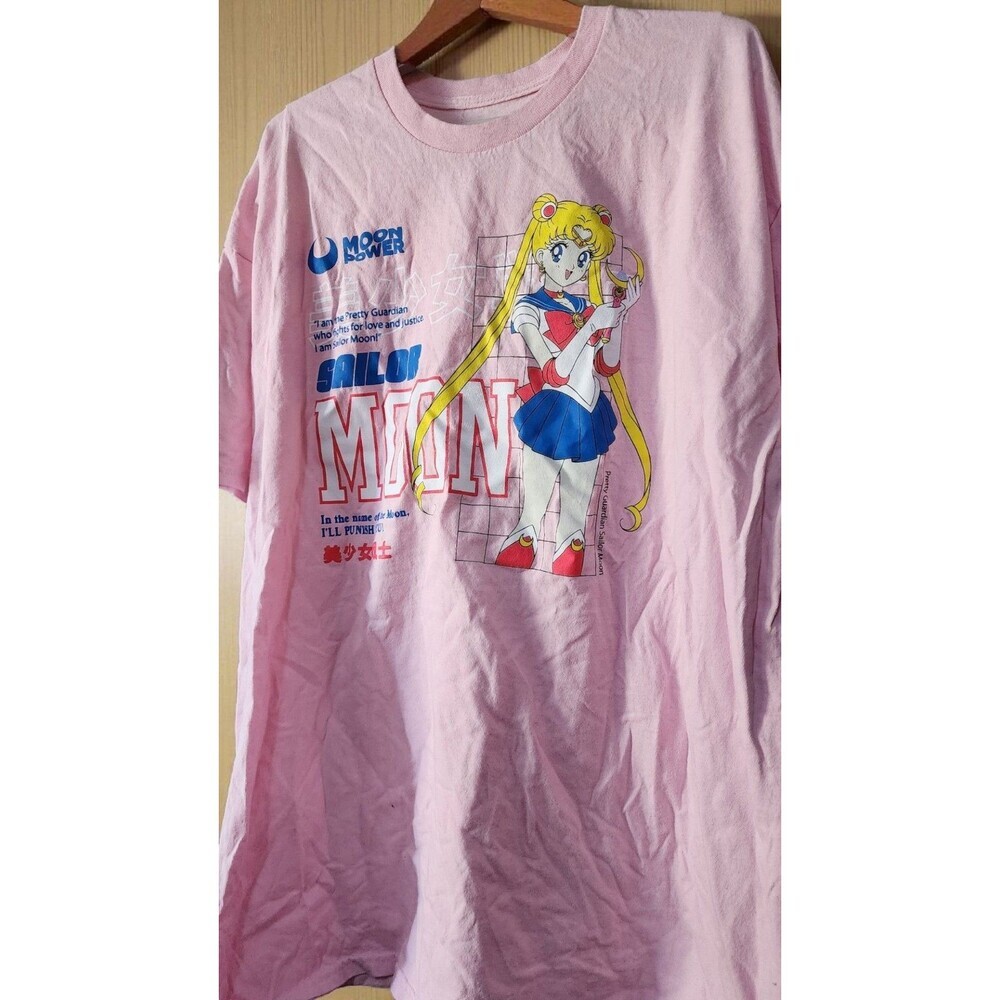 Sailor‎ Moon Men's Officially Licensed Anime Graphic Tee Shirt White 2xl D25 New